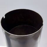 Postmodern Chrome-Plated and Varnished Metal Ashtray Stand by Stilnovo, Italy