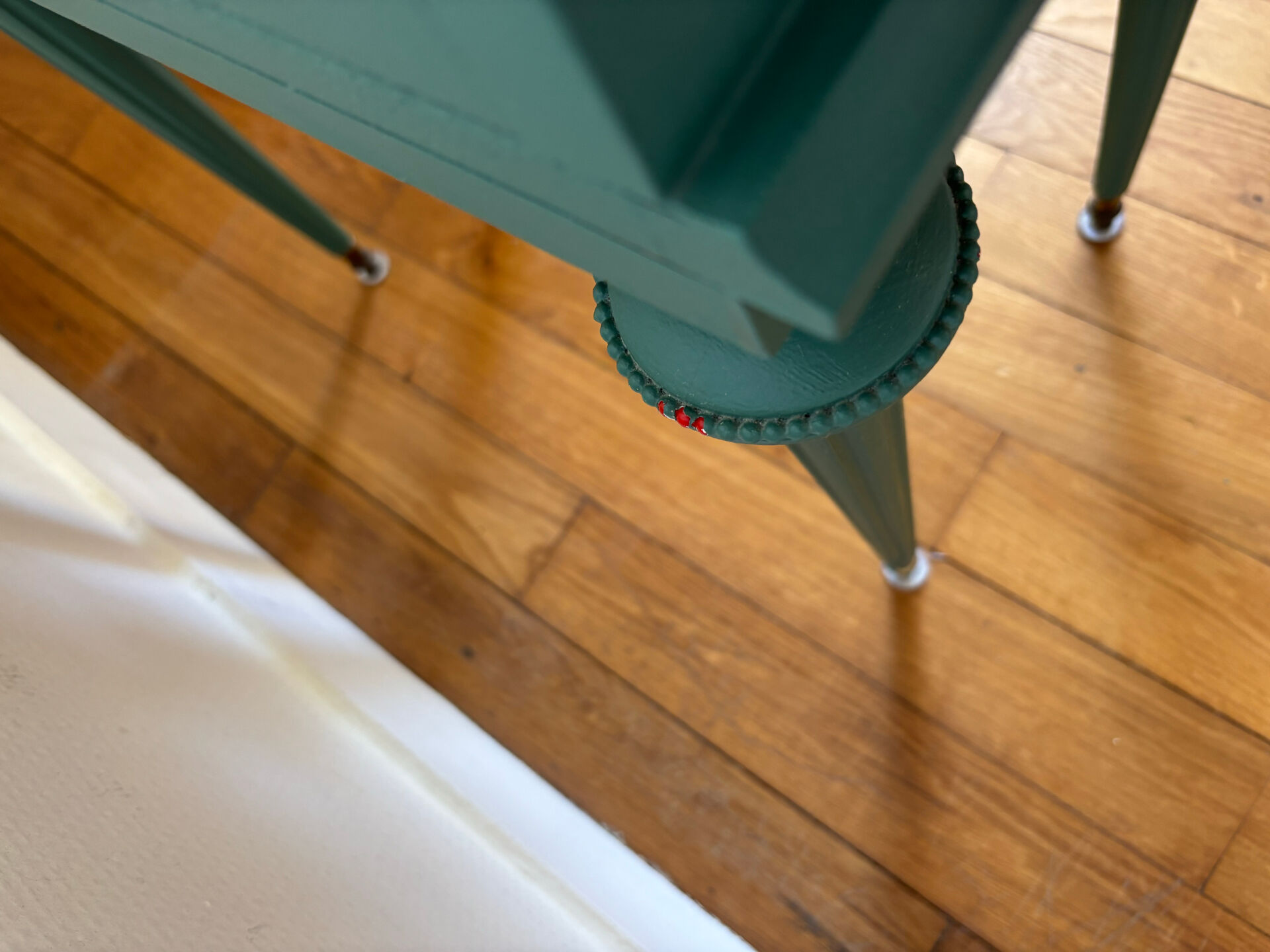 Lot of 2 Empire style bedside tables.