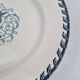 6 flat plates from Lunéville ironstone.