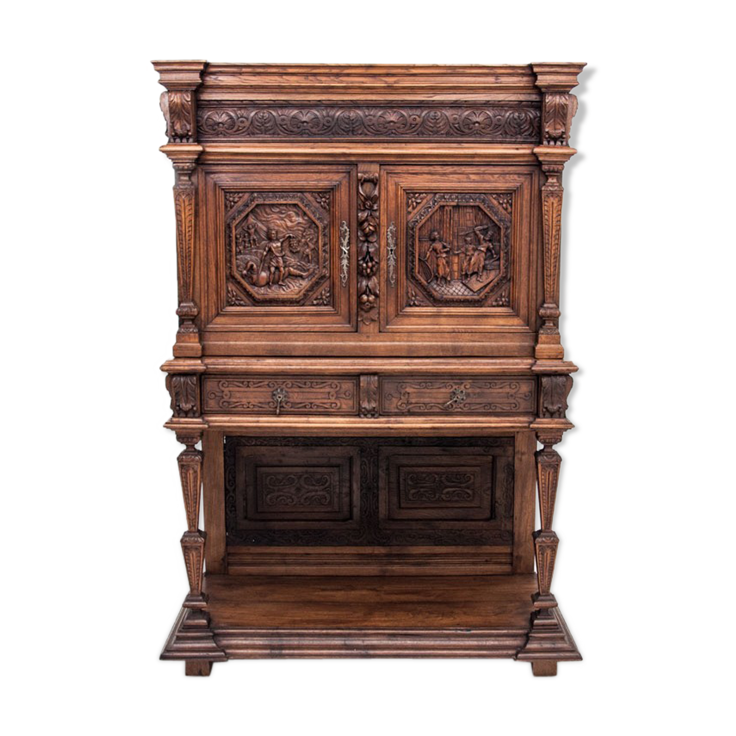 Antique renaissance cabinet