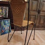 A chair by designer Frédéric Weinberg USA 1960, 70