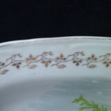 Fish dish in porcelain of France Digoin 53 cm