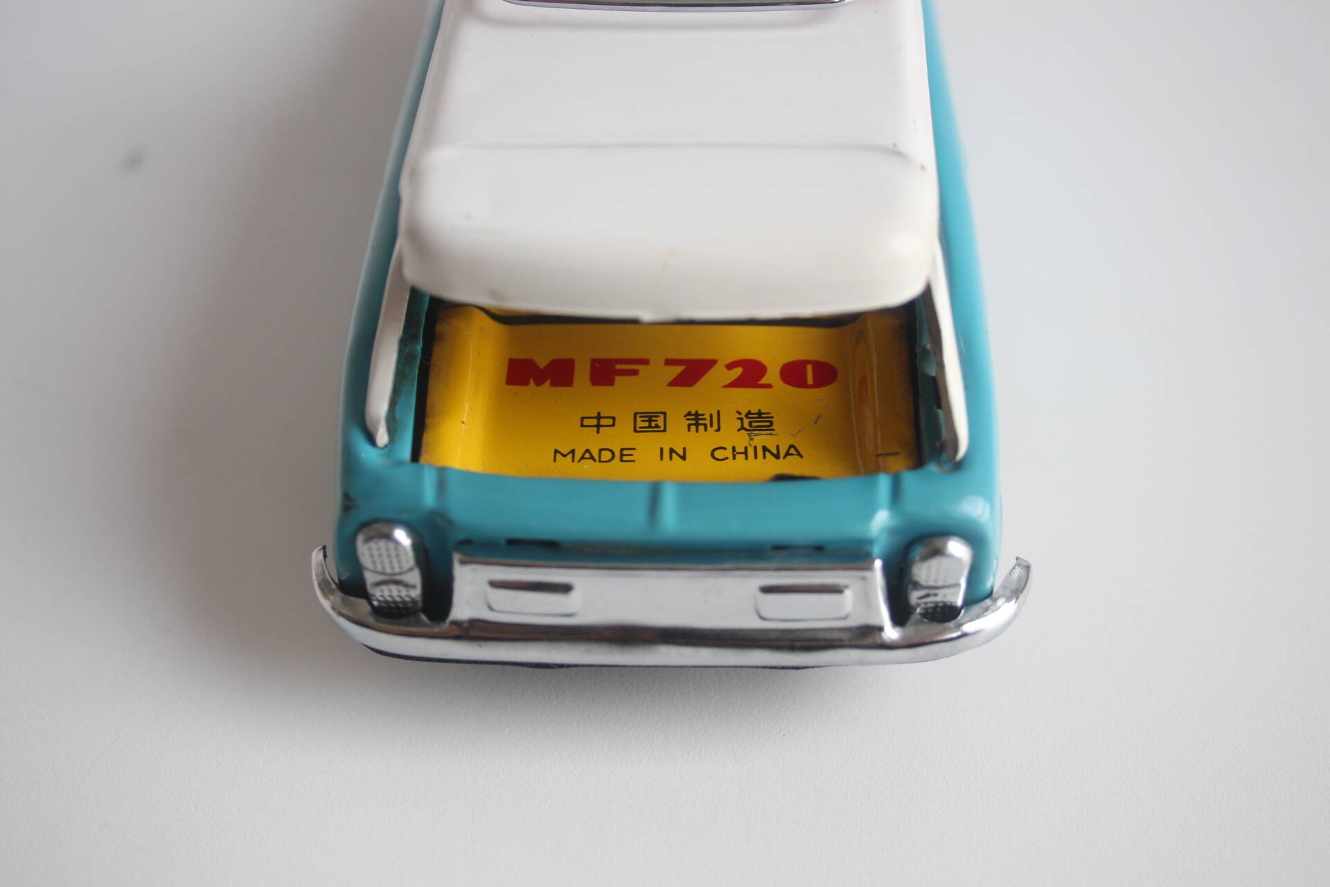 Vintage tin model car, Citroën DS station wagon, 1960s.