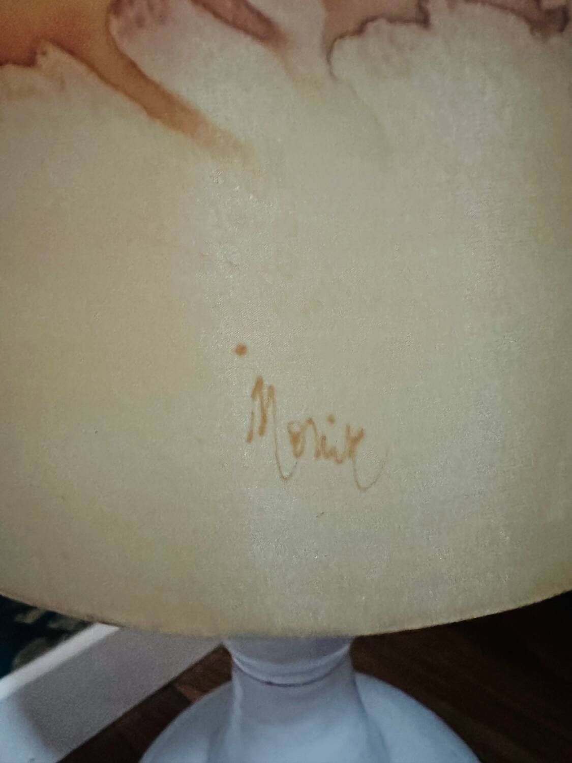 Large ceramic floor lamp