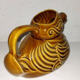 Vintage zoomorphic table pitcher sarreguemines