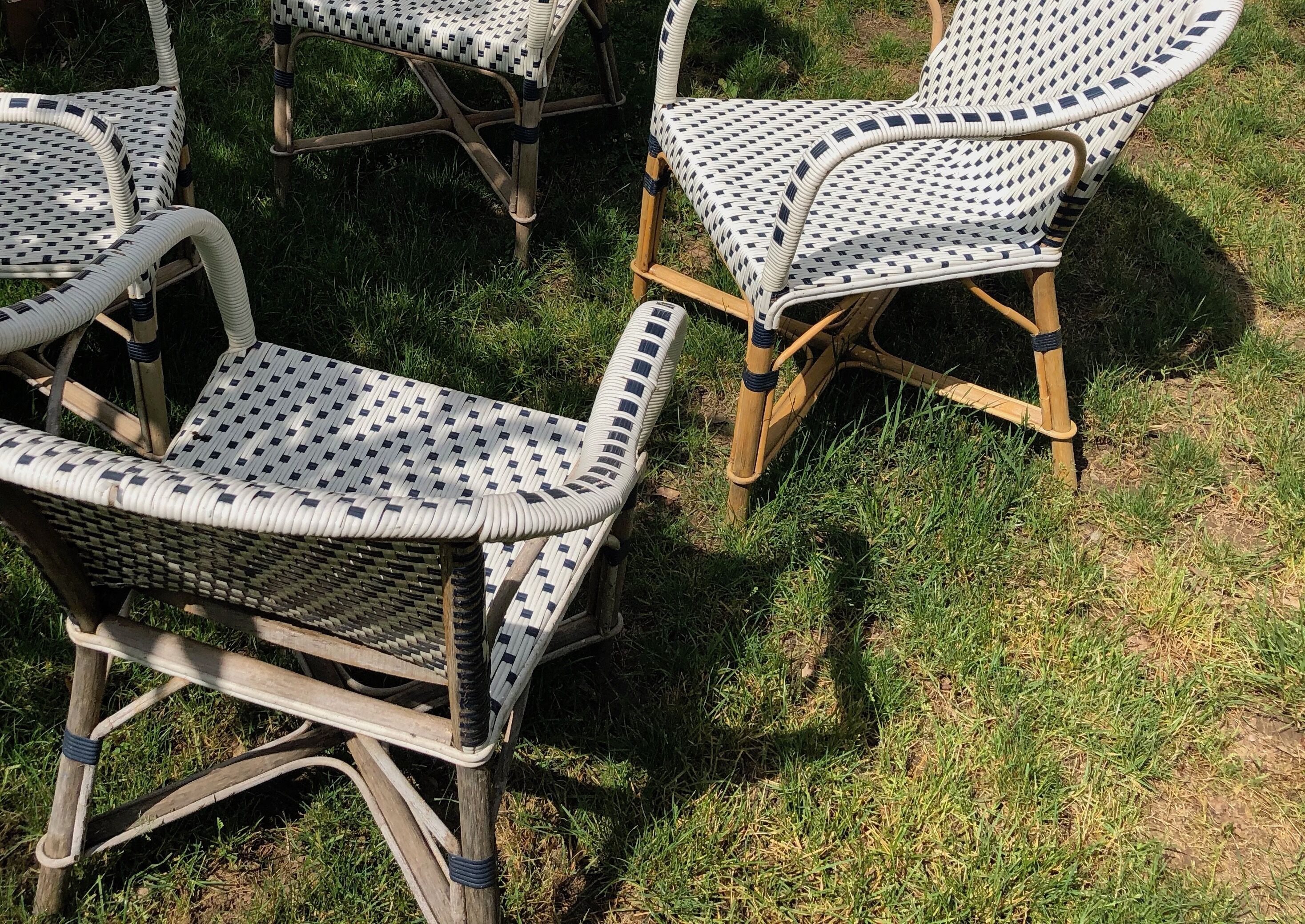 Set of 4 armchairs Drucker terrace Parisian Bistro