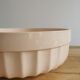 Salad bowl in pink faience Digoin