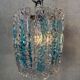 2x vintage Mazzega Murano pendant lamps