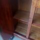 Empire style sideboard in speckled precious wood