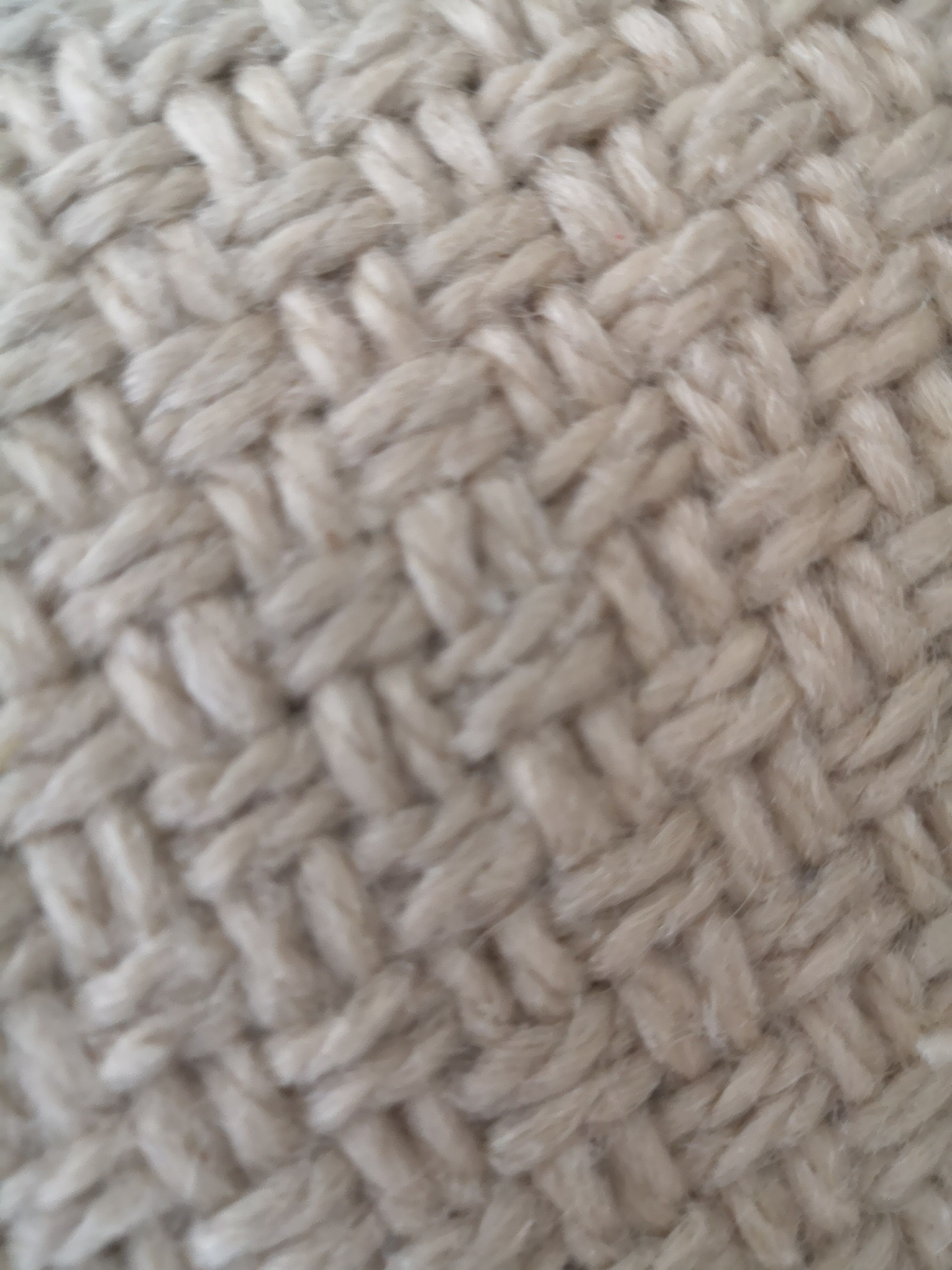 3-seater modular sofa in French terry-style wool fabric, airborne 1970