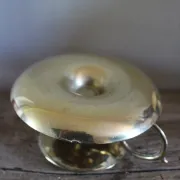 Candle holder rat of the cellar brass candle holder