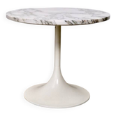 Marble tulip side table