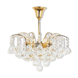 Chandelier with crystal balls 1970s