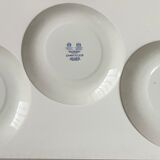 Johnson Brothers Chanticleer blue and white set of 3 plates