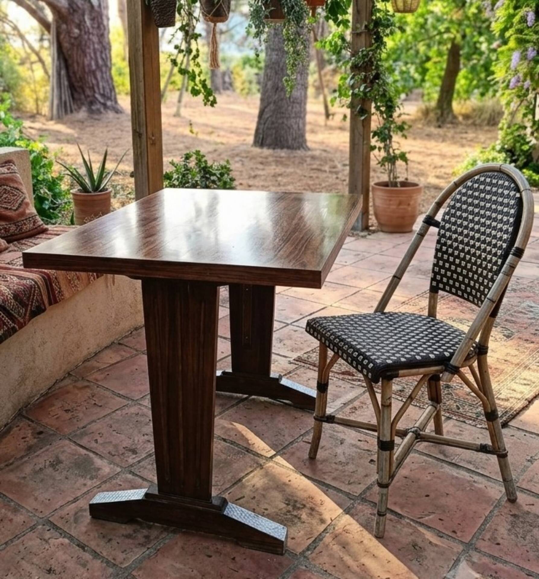 Bistro table 1950 art deco