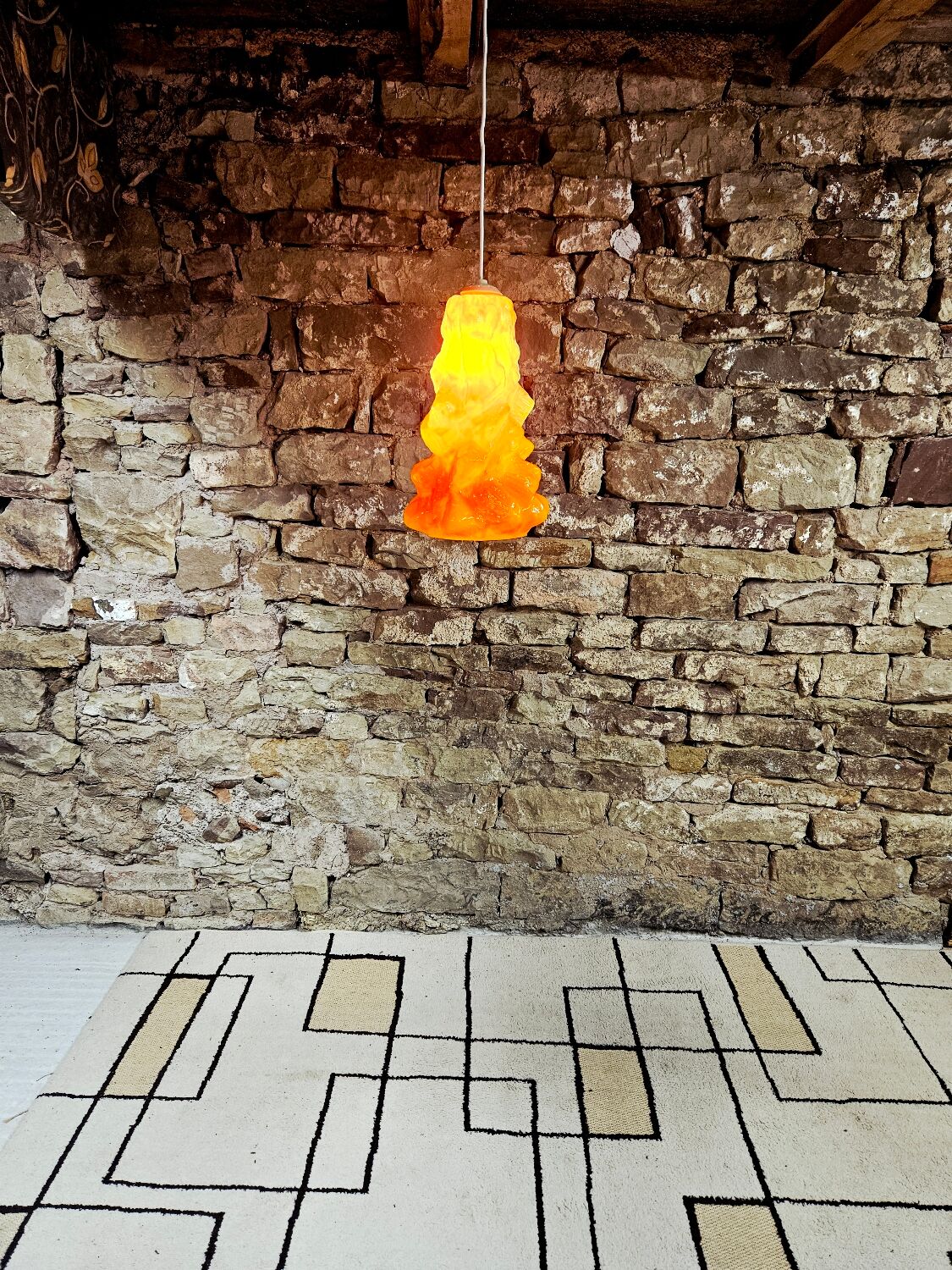 Vintage Alaska Peili & Putzler pendant light, 1960s Germany