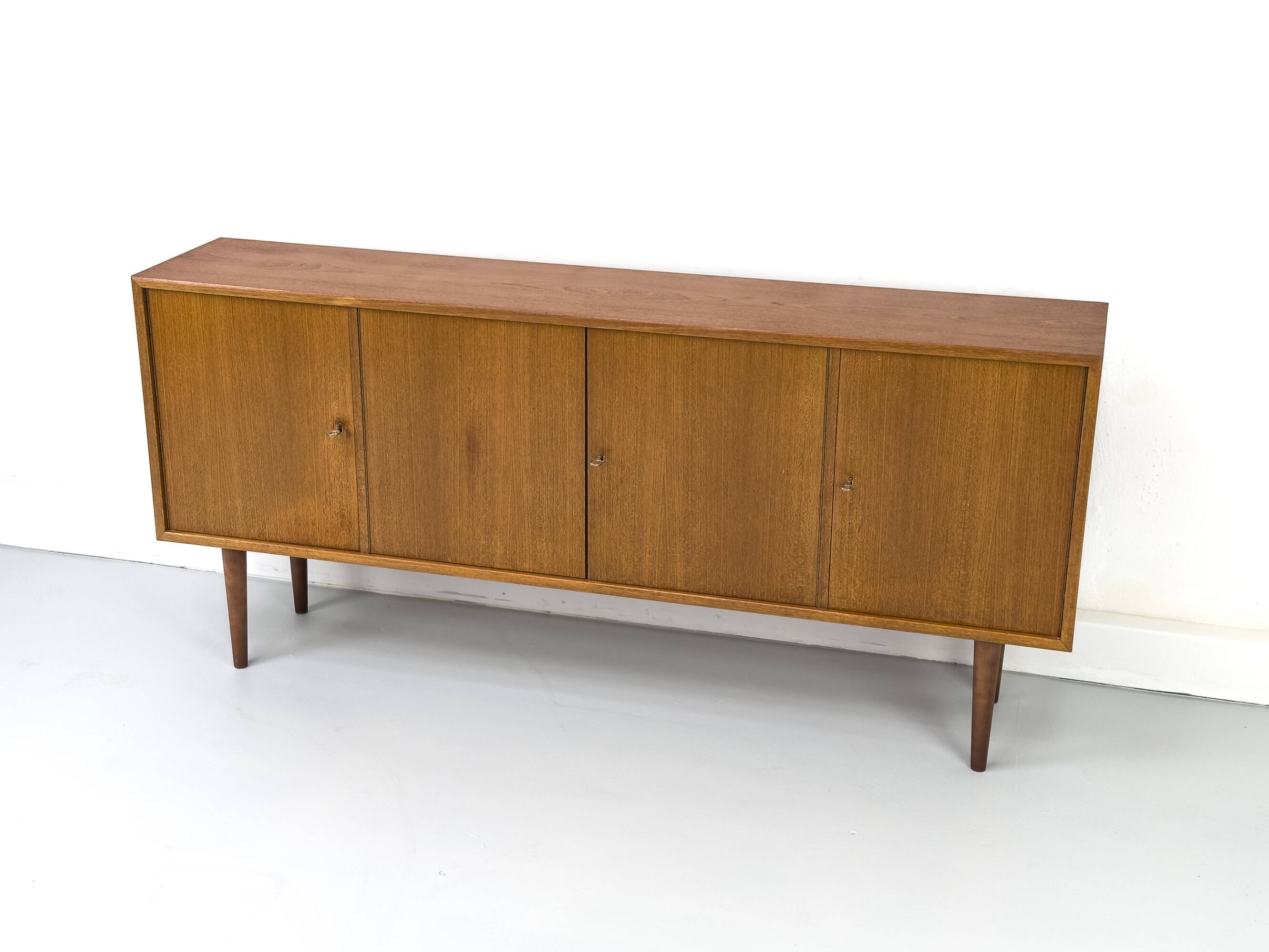 Mid Century Teak Sideboard by WK Möbel, 1960s
