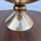 Lampe à poser halogène bronze massif années 80