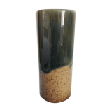 Signed sandstone roll vase