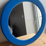 Syla vintage round plastic mirror