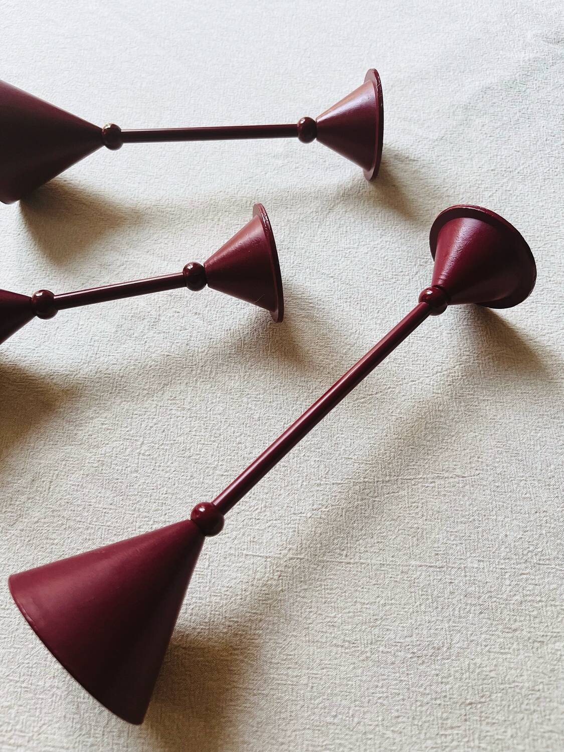 Set of 3 candle holders