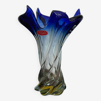 Vase torsadé Murano vintage