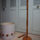 Mid-Century Scandinavian Pine Floor Lamp by Temde, 1960s