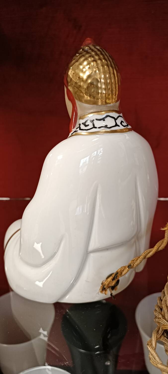 Night light art deco porcelain Limoges Charles serpault Buddha perfume burner