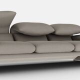 High-end gray sofa Maralunga by Vico Magistretti for Cassina