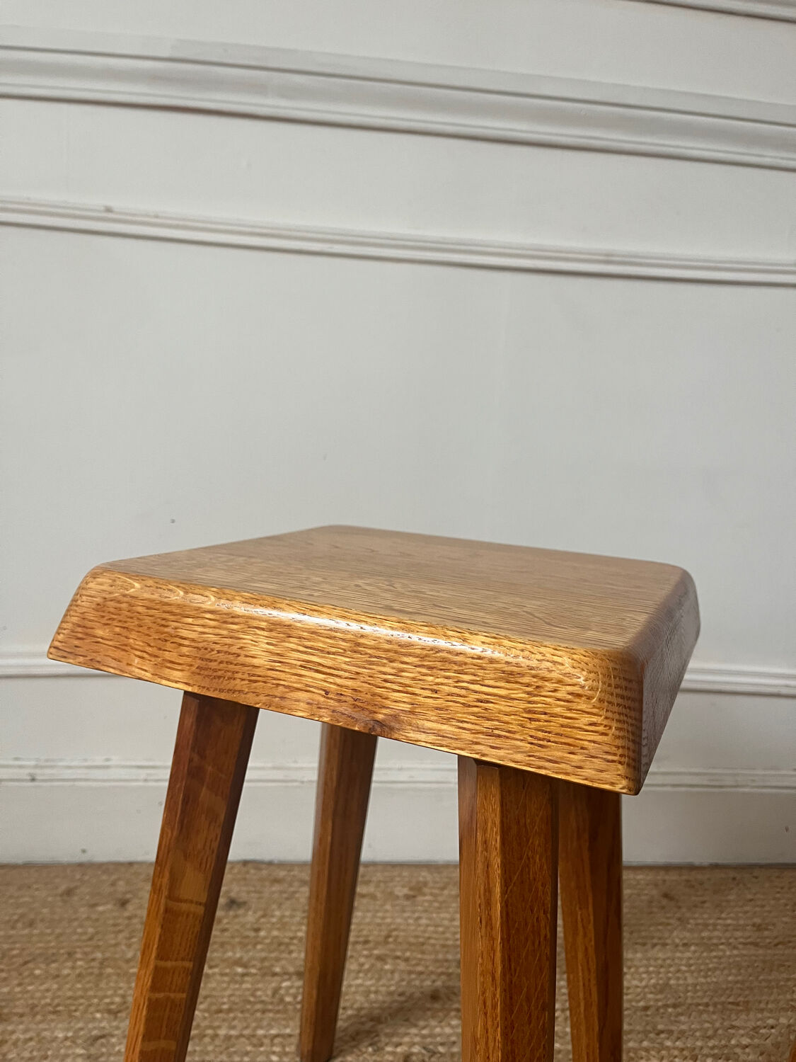 Elm stools by Pierre Chapo