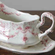 Saucière en terre de fer anglaise Ridgways modèle "Lafayette"