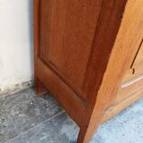 Ancient parisian oak library