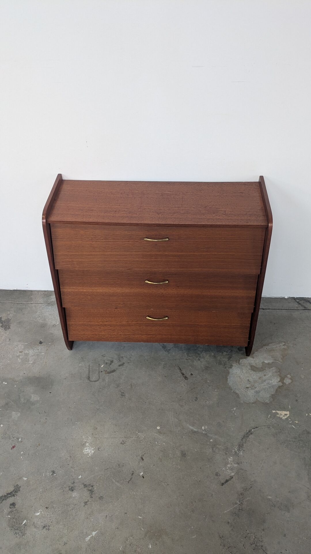 Vintage Scandinavian design shoe cabinet
