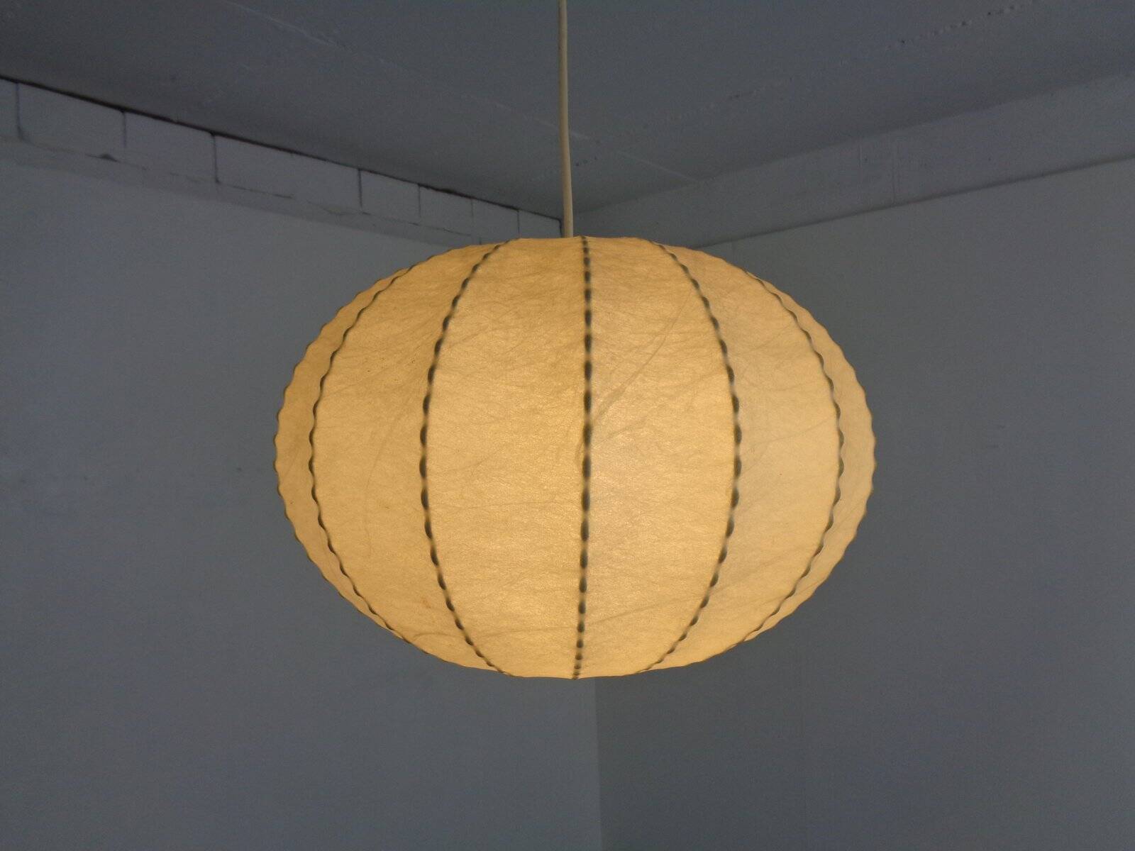 Italian Cocoon Pendant Lamp by Achille & Pier Giacomo Castiglioni, 1960s