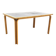 Scandinavian beech dining table, Magnus Olesen, Denmark, 1960.