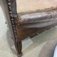 Art Deco period club lounge in leather and fabric seating