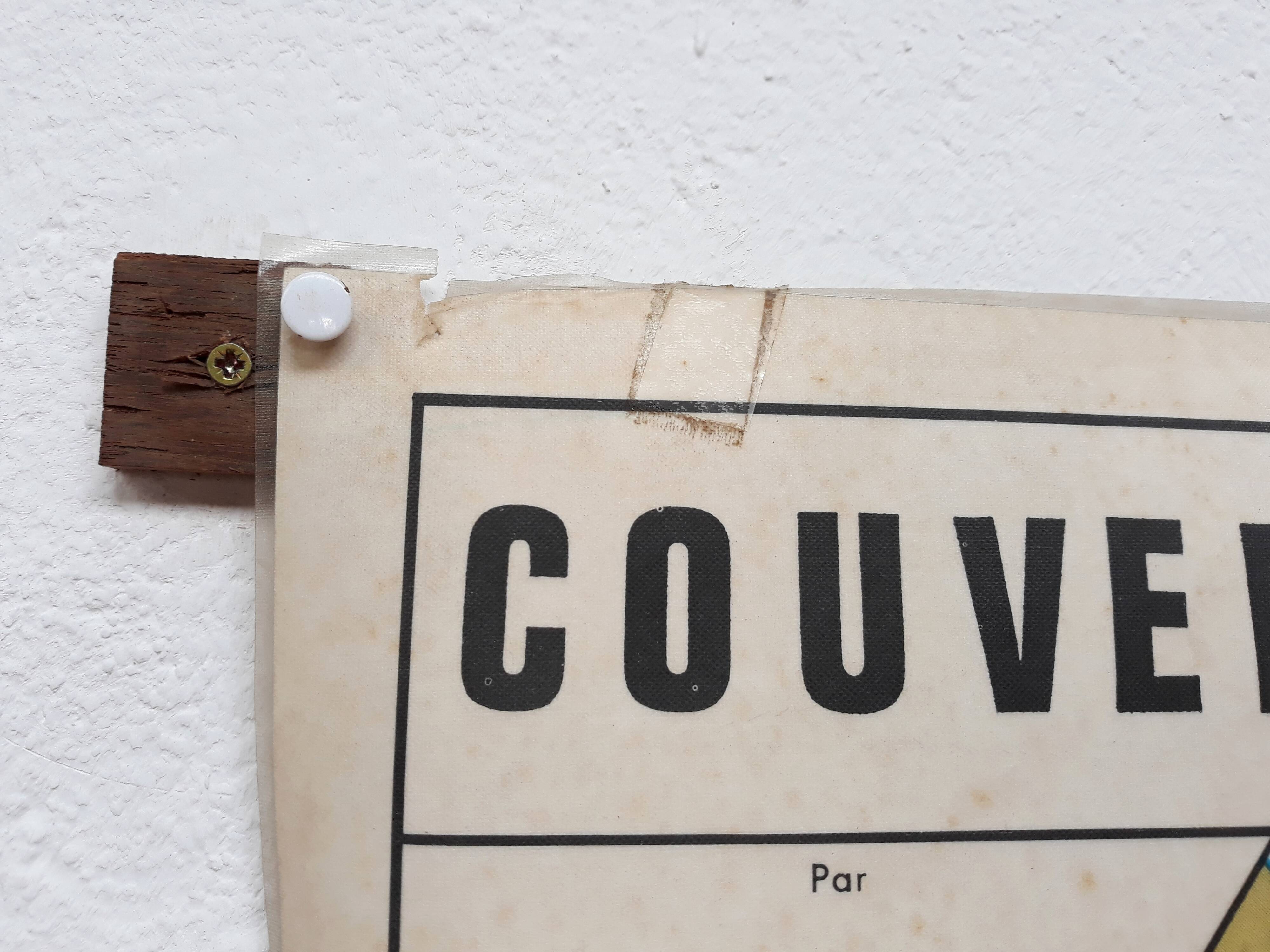 Vintage school map 1969