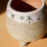 Empty pocket, Vase, the 2 potters, Jacques Serreet Michelle Bargoin, enameled lava circa 1960