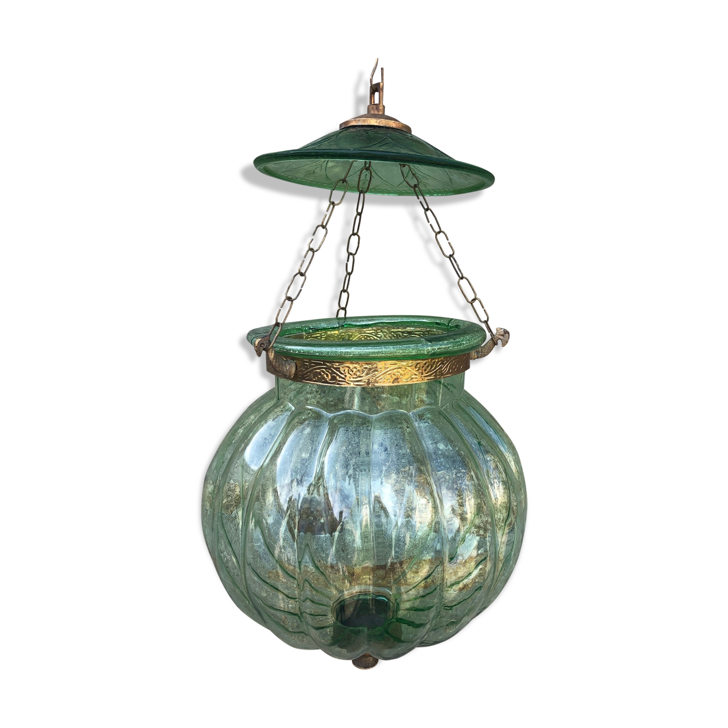 Green indian lamp