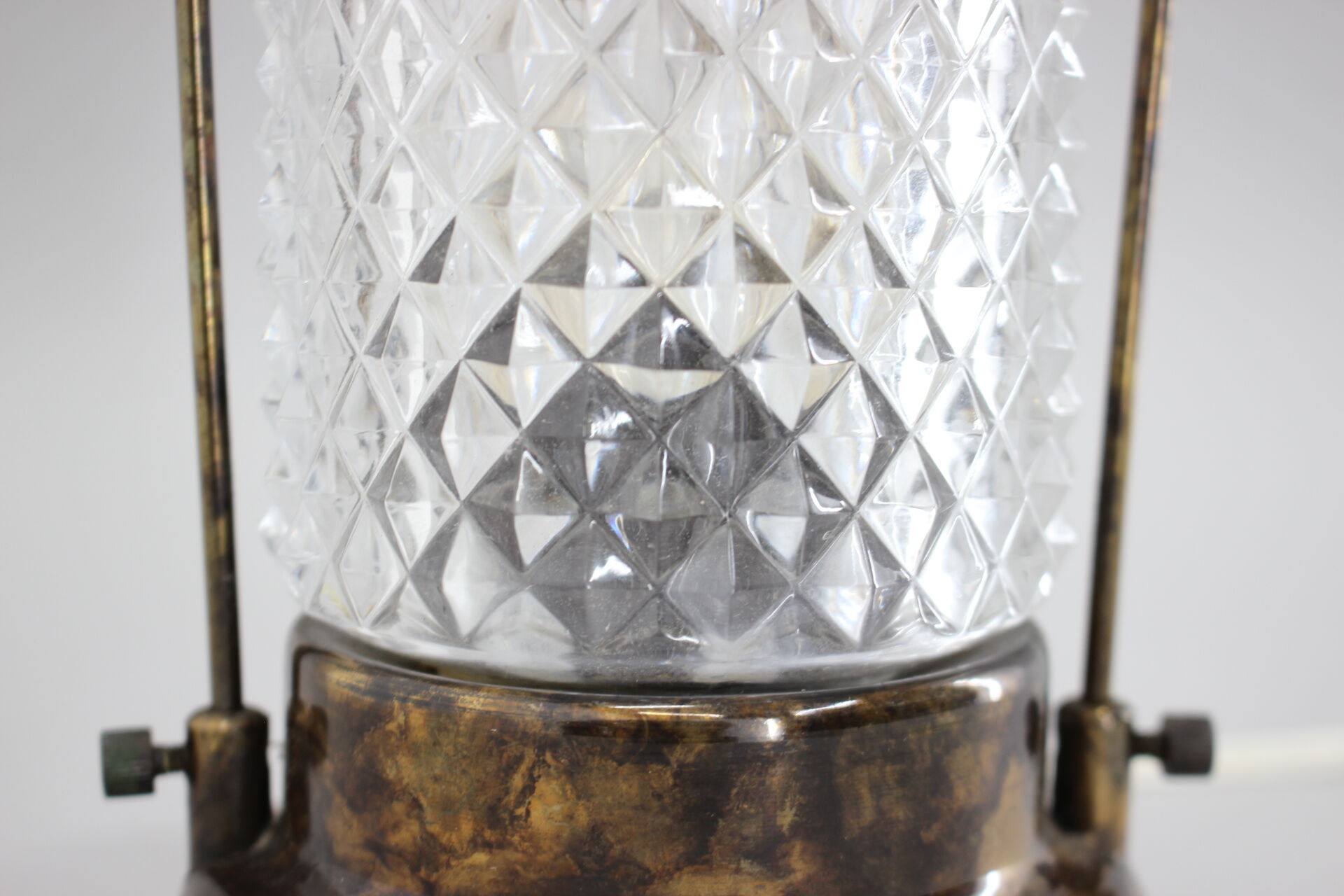 1970's Table Lamp / Lantern by Lidokov, Czechoslovkia