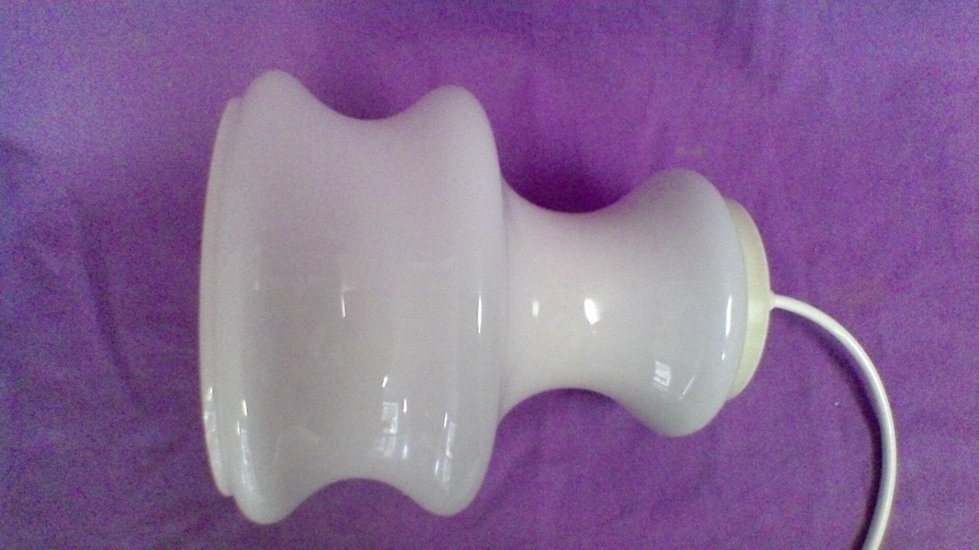 Hanging in opaline 70" vintage.