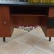 Vintage desk three drawers and a door with shelf