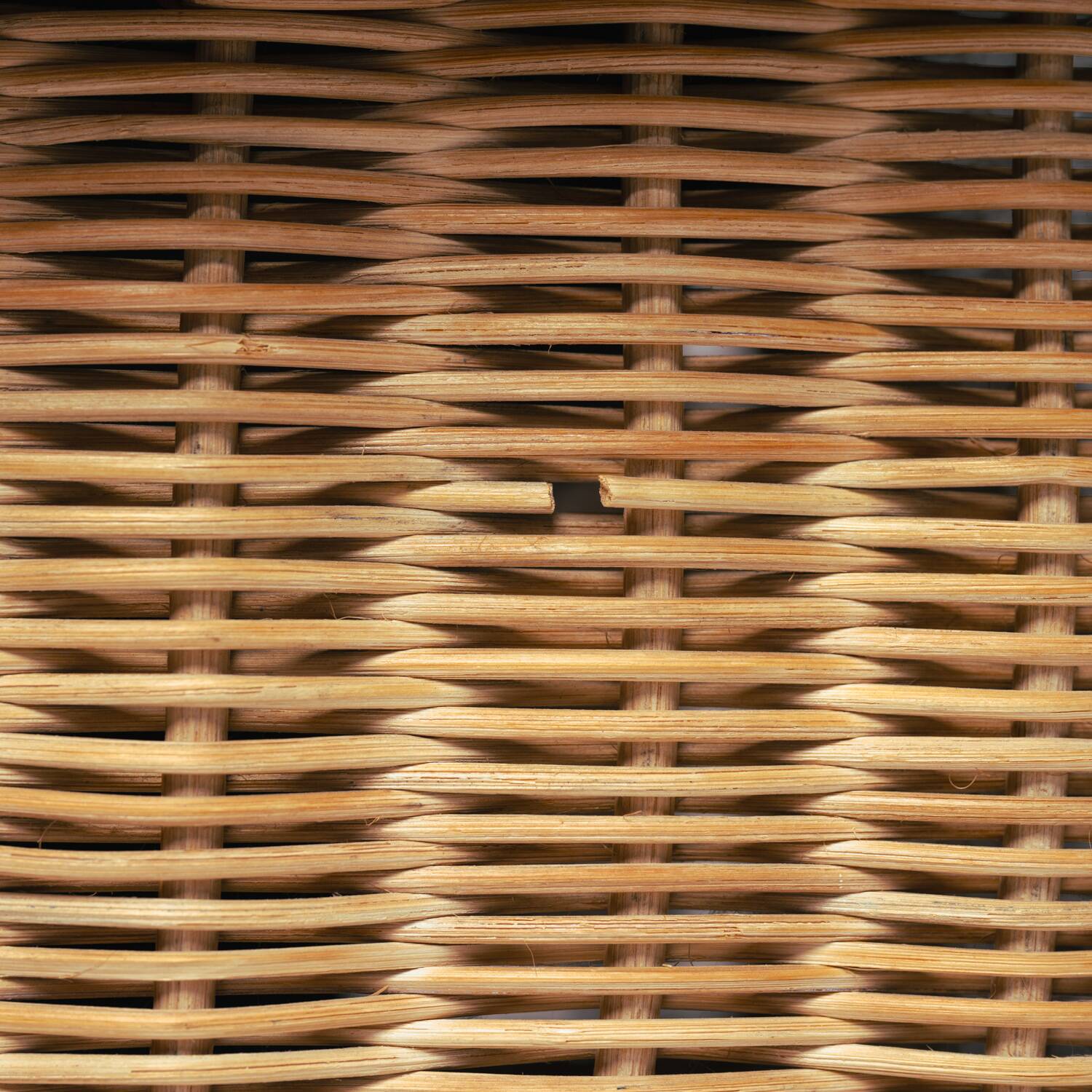 Canapé rock Gerard van den Berg en cuir de rotin, années 1970