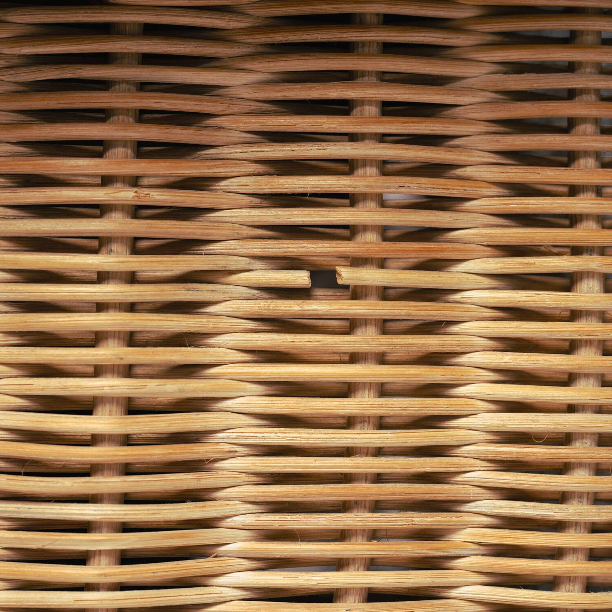 Canapé rock Gerard van den Berg en cuir de rotin, années 1970