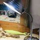 White iron table lamp