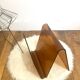 Smoked Plexiglas magazine holder Michel Dumas