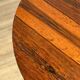 Table à manger ronde Arkana du milieu du siècle en bois de rose brésilien
