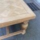 Art Deco monastery dining table, extendable, stripped in solid oak 230.