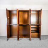 Wooden wardrobe cabinet design 70s vintage modernariato