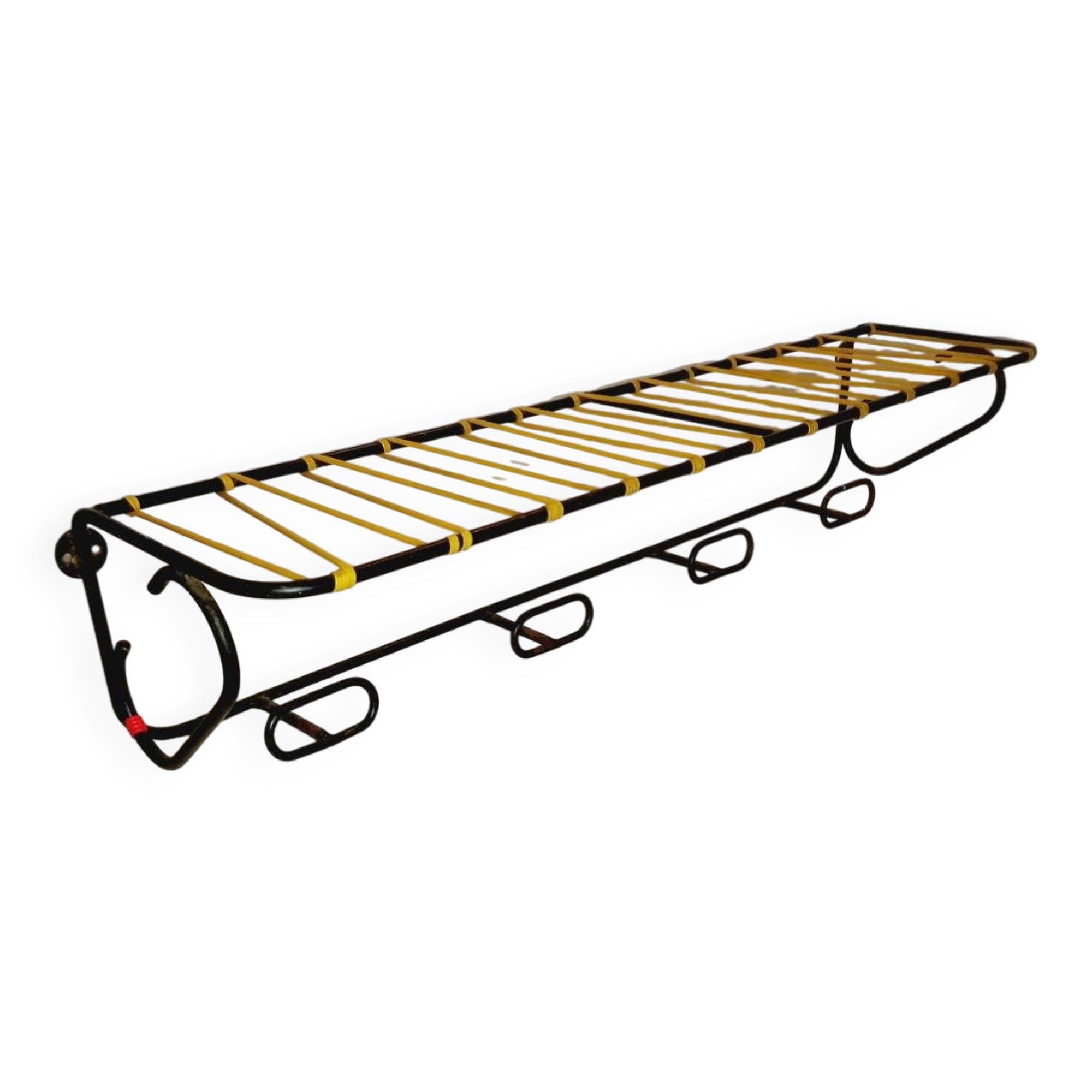 Vintage wall coat rack